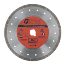 Diamond disc iQ Power Tools Q-Drive Finishing Touch 254 mm for ceramic tiles, porcelain tiles and natural stone