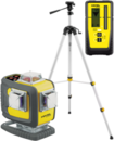 Multilaser krzyżowy Nivel System CL4D-R (+ statyw SJJ-M1 EX i czujnik RD800 Digital), wiązka czerwona