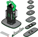 Vacuum gripper Up Geco 300 PRO (+ 7x suction plate)