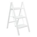 White Steel Step Ladder Rino LAD03SSW