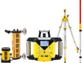 Niwelator laserowy Nivel System NL640R DIGITAL (+ statyw korbowy SJJ32 + łata LS-24 + system MC-1D), wiązka czerwona, zasięg 600 m