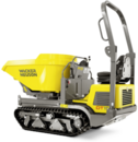 Wozidło gąsienicowe Wacker Neuson DT15 (wanna uchylna do przodu)