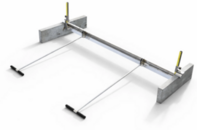 Łata ręczna profilująca ze stali nierdzewnej regulowana 125-220cm z rolkami Fixon FormFix DUAL