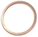 Pierścień miedziany Dr. Schulze do mocowania wiertnic