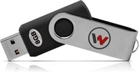 USB Pendrive 8 GB Wacker Neuson (twister)