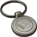 Oval Wacker Neuson logo key ring