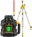 Laser level Nivel System NL410G (+ cranked tripod, + laser stave)