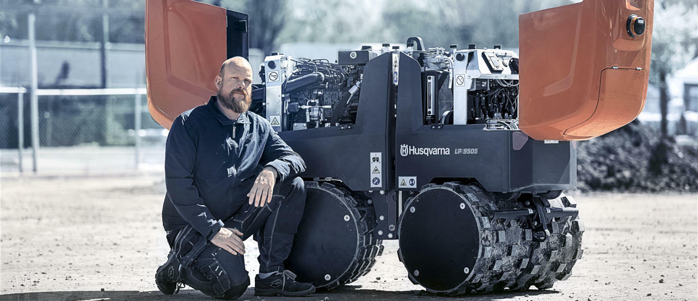Combustion engines in construction machinery