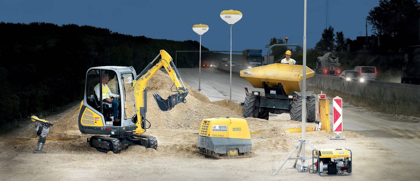 Proper lighting for the workshop and construction site