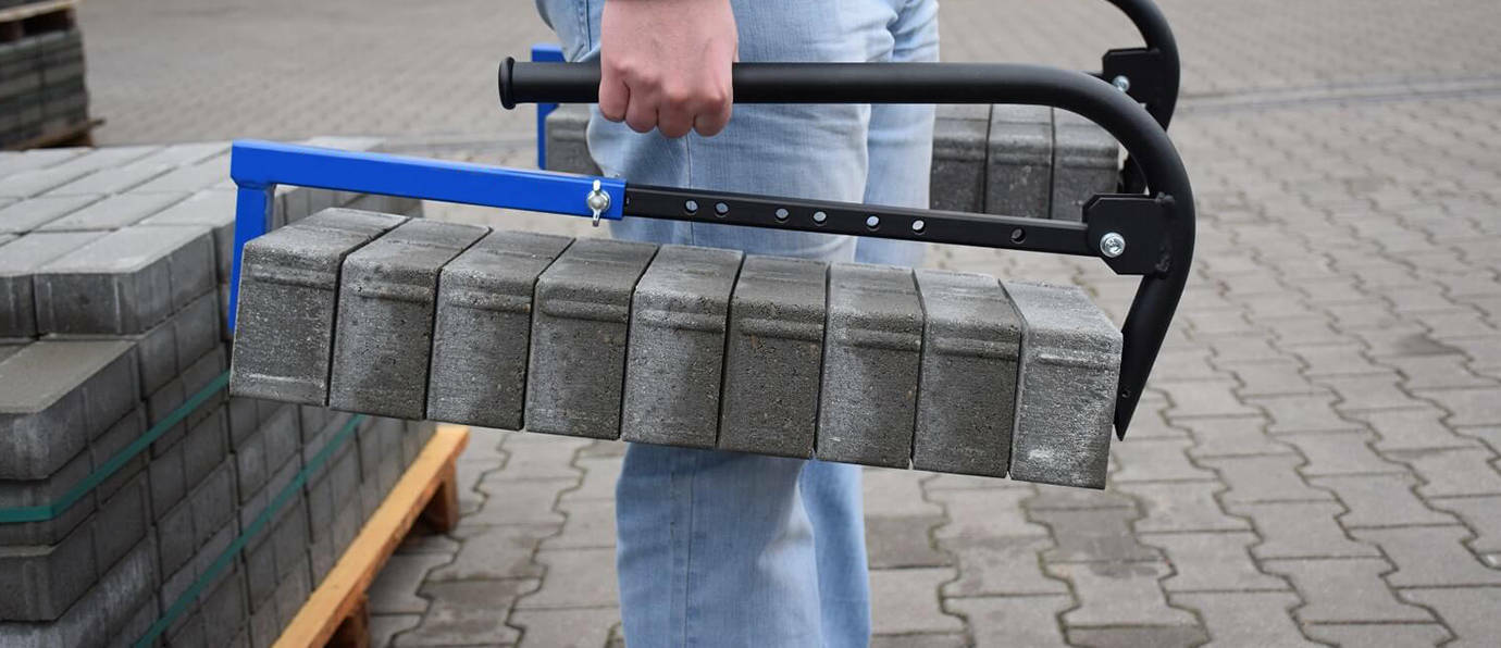 Laying paving stones step by step