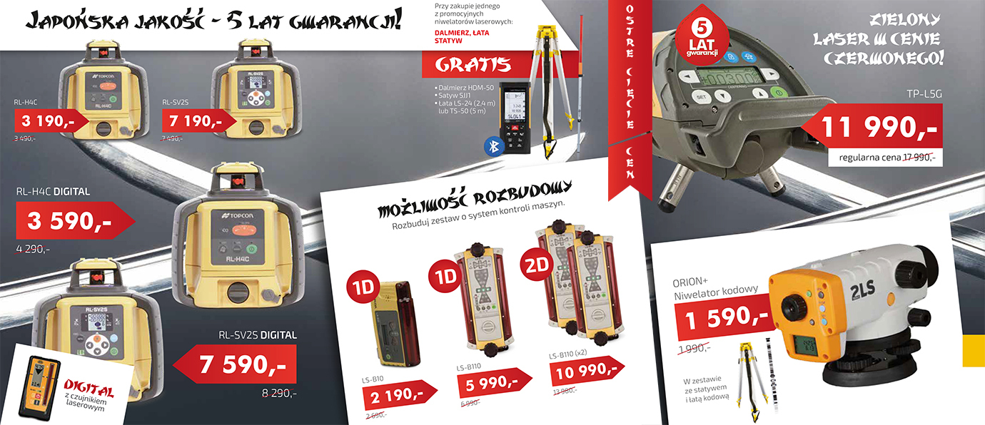 Ruszyła nowa promocja z niwelatorami Topcon 