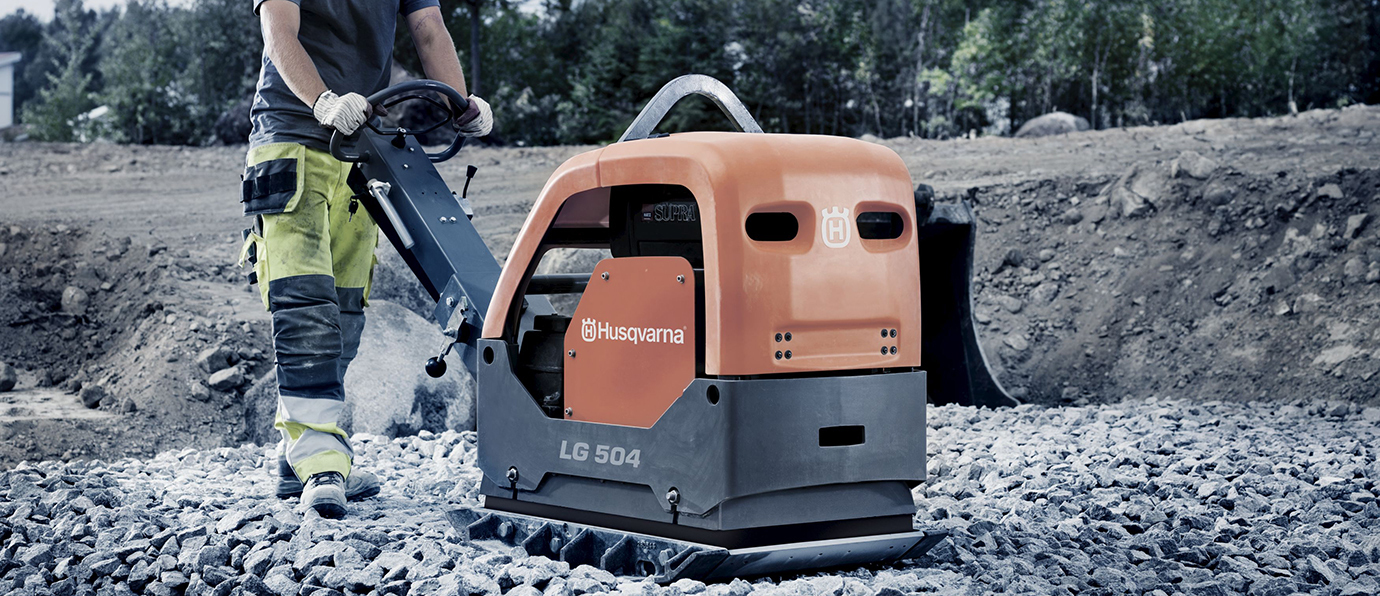 New range of Husqvarna plate compactors and rammers
