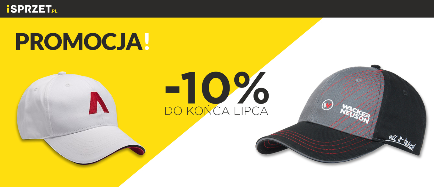 PROMOCJA -10% NA WSZYSTKIE CZAPKI Z DASZKIEM! 