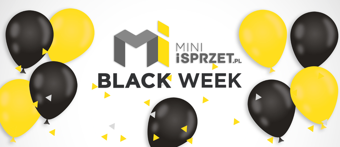 Black Week - przeceny -25% na cały mini isprzet