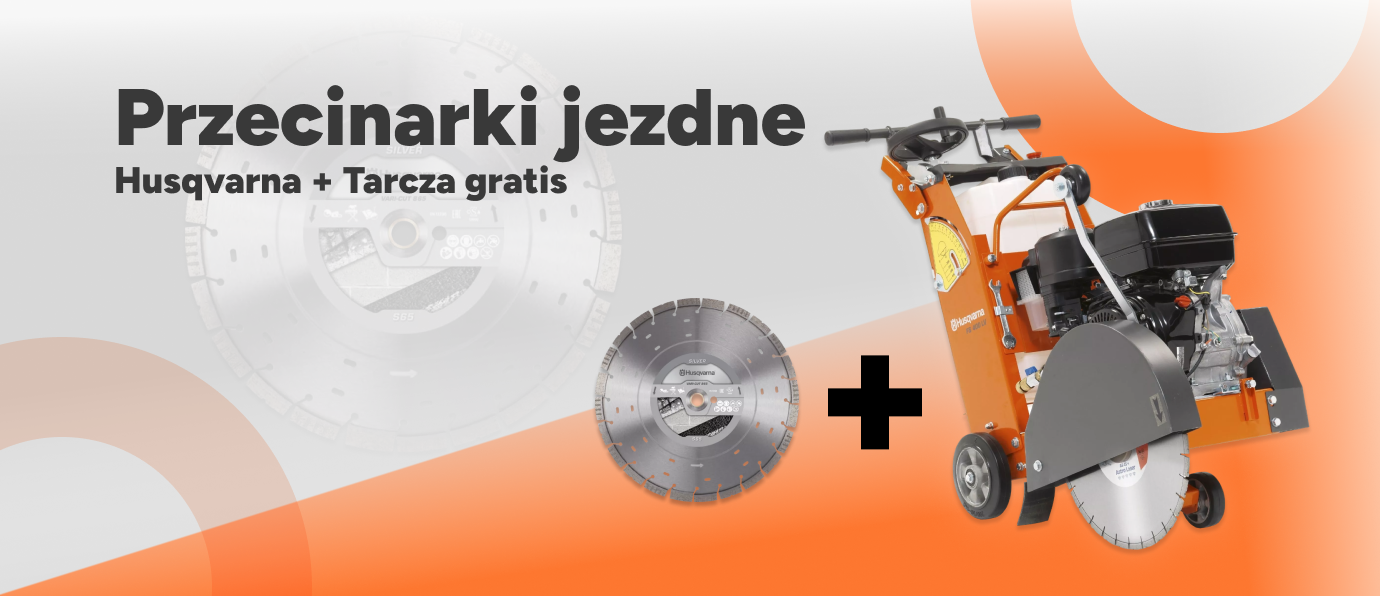 Promocje na przecinarki jezdne Husqvarna