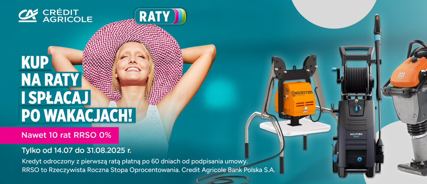 Raty 0% na wakacje od Credit Agricole