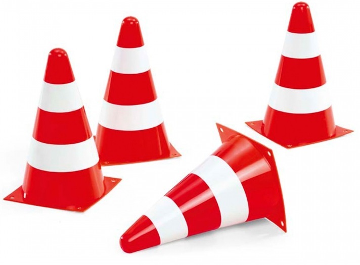 Traffic cones Rolly Toys for kids miniisprzet.pl store