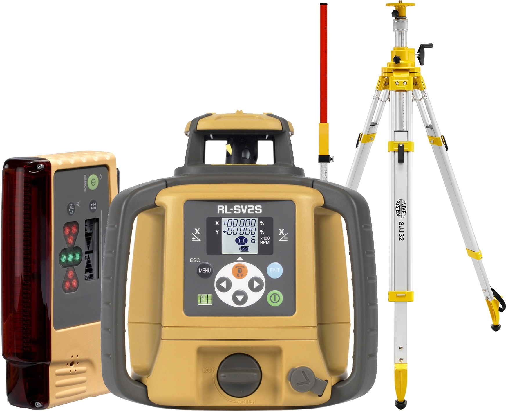 Laser level Topcon RLSV2S (tripod + laser stave + LSB10) store