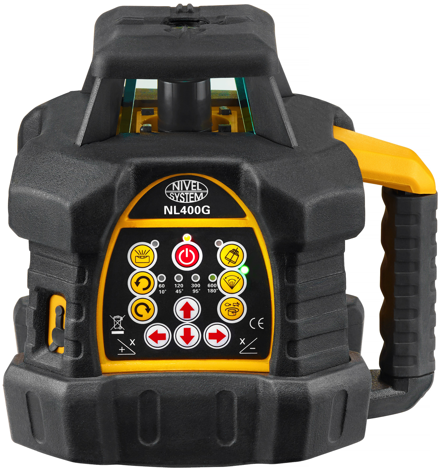 Nivel System NL400G laser rotacyjny zielony zestaw pilot + czujnik 4 Nivel System NL400G