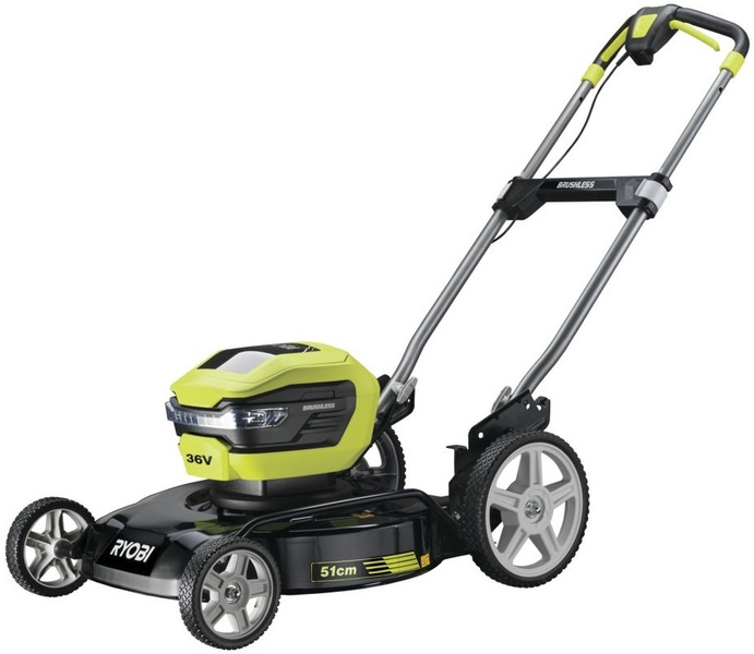 Cordless brushless lawnmower Ryobi RY36LMMX51A-140