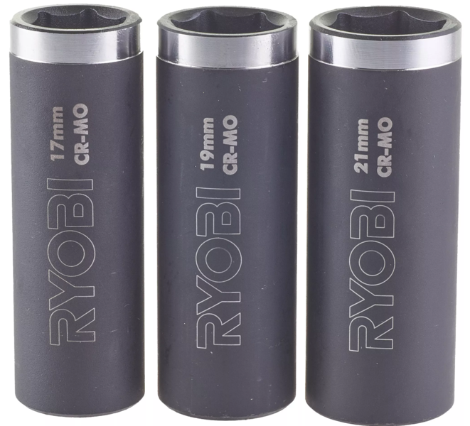Impact socket kit Ryobi RAKPISOC3