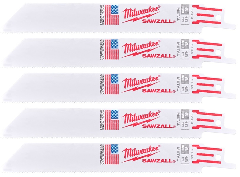 Blade set Milwaukee 150/1,4 mm (5 pcs)
