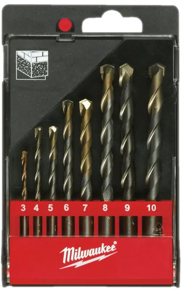 Drill bits for concrete Milwaukee (8 pc)