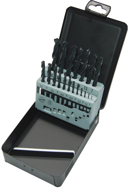 Wiertła do metalu Milwaukee HSS-R (19 sztuk) w kasecie