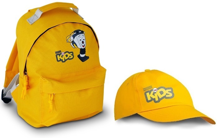 School kit – backpack and Wacker Neuson cap