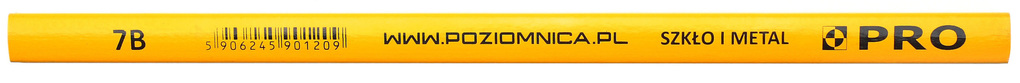 Pencil for glass and metal PRO 7B 240 mm