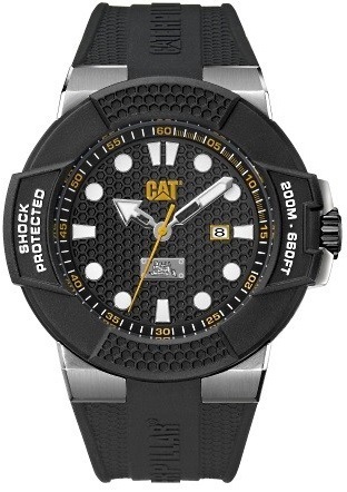 Watch Caterpillar Shockmaster black silver