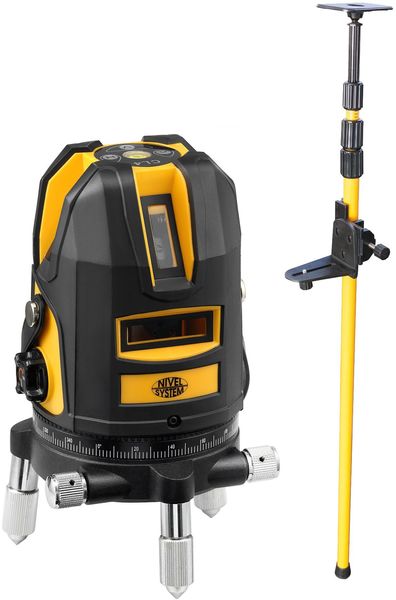 Multi-purpose cross laser Nivel System CL4 (+ expansion pole)