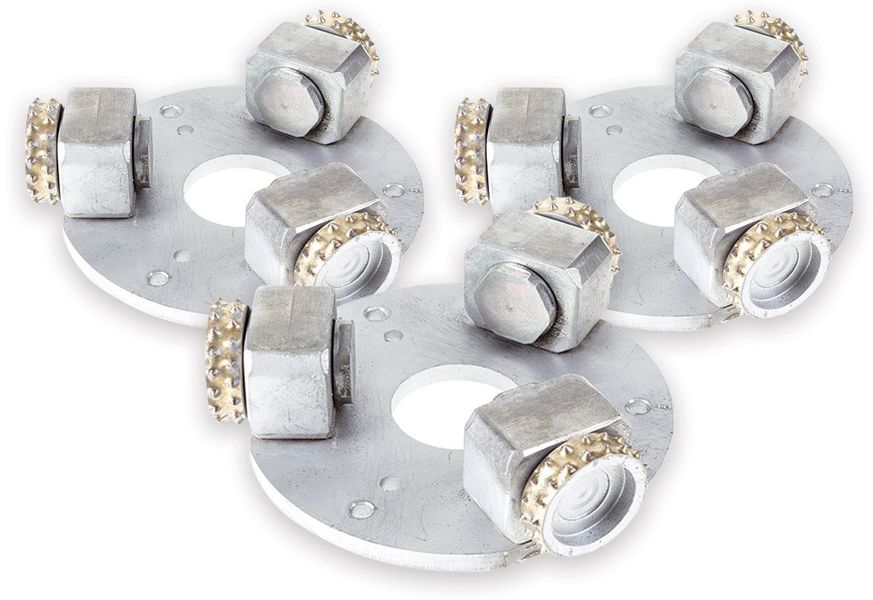 Diamond metal-bond Scanmaskin Bush Hammer (set 3 pc.)
