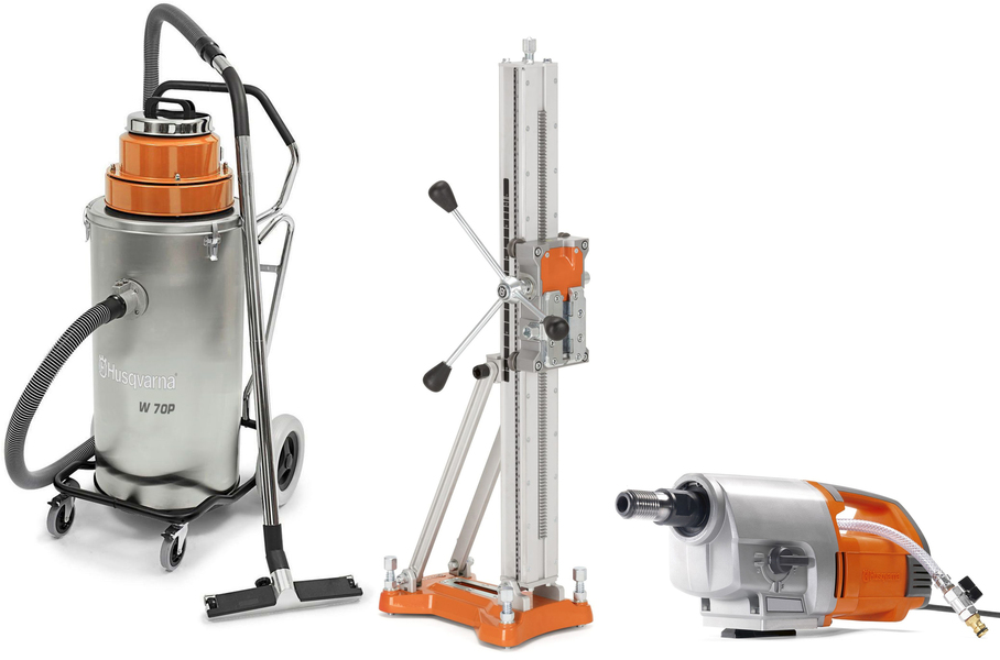 Core drill motor Husqvarna DM 340 + DS 