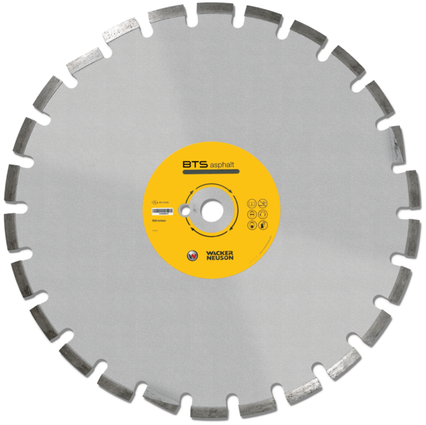 Tarcza diamentowa Wacker Neuson BTS Asphalt 350 mm do asfaltu i jastrychu (wysokość 8 mm)