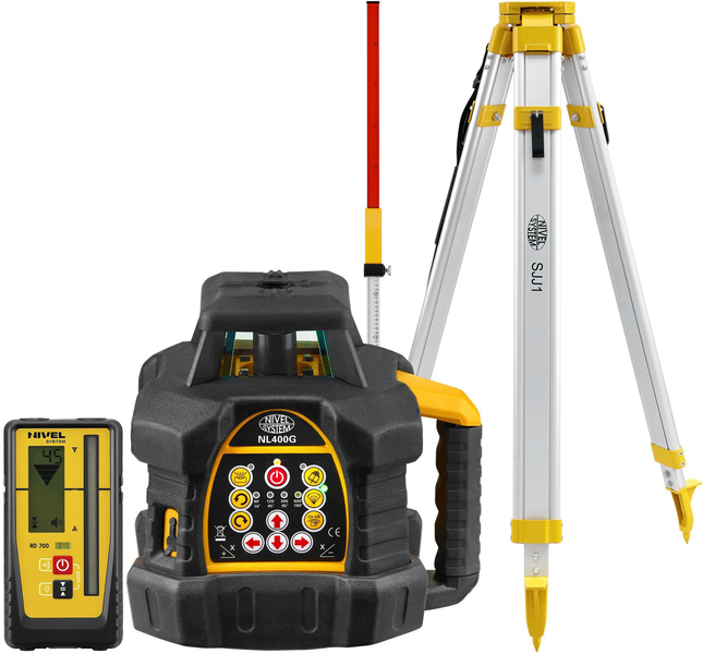 Laser level Nivel System NL400G DIGITAL (+ tripod, + laser stave)