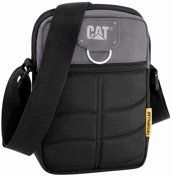 Bag Caterpillar Rodney black with grey elements