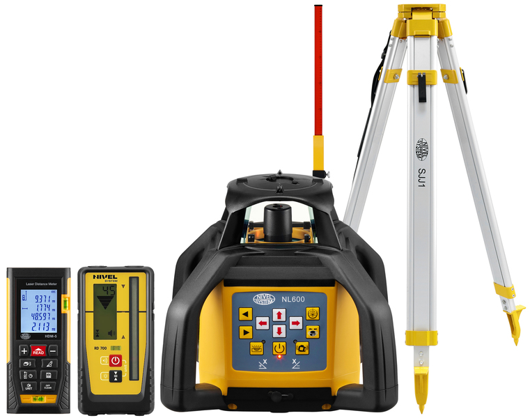 Laser level Nivel System NL600 Digital (+ tripod + laser stave + distance meter)
