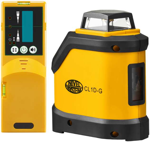 Multi-purpose cross laser Nivel System CL1D-G (+ laser sensor)