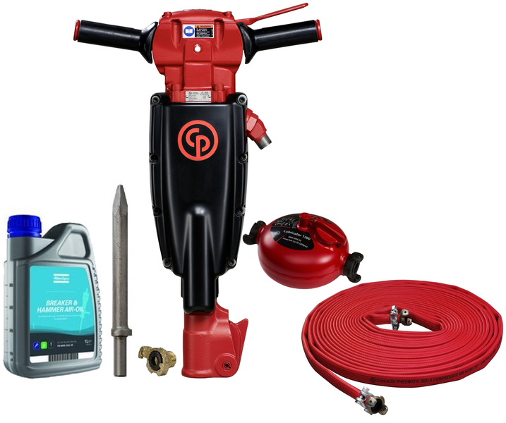 Pneumatic breaker Chicago Pneumatic CP 1210 SVR [32x160] + accessories