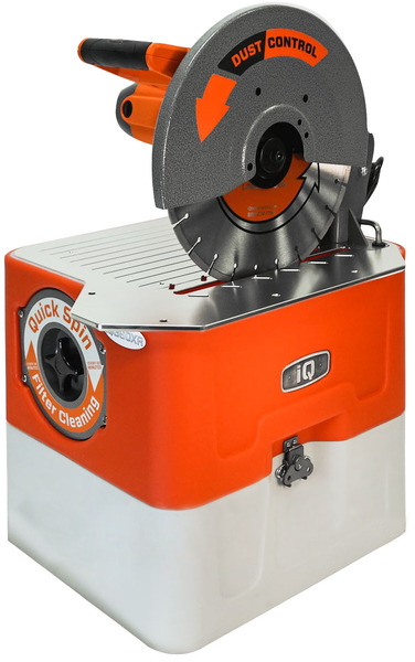 Dust-free table cutter iQ Power Tools iQ360XR with dust extraction system