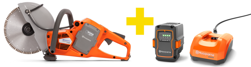 Battery power cutter Husqvarna K535 (battery BliX B220X + charger C500X)