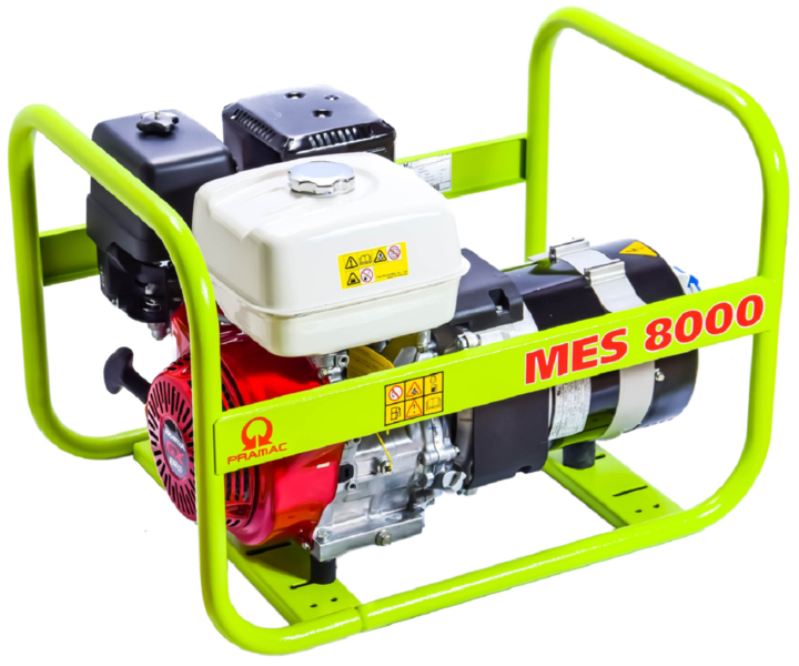 Single phase power generator unit Pramac MES8000 AVR