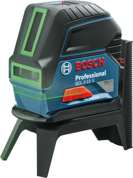 Cross line laser Bosch GCL 2-15 G Professional (+ RM 1 holder)