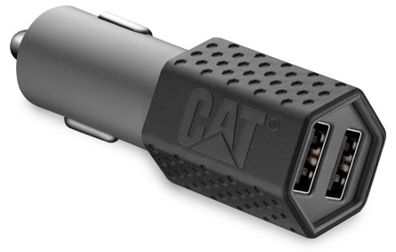 Podwójna ładowarka samochodowa USB Caterpillar