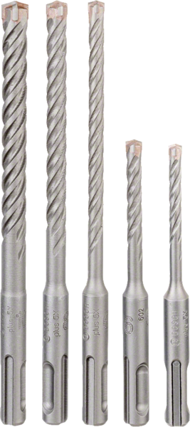 Drill bit set Bosch for SDS plus-5X hammers (5 pieces)