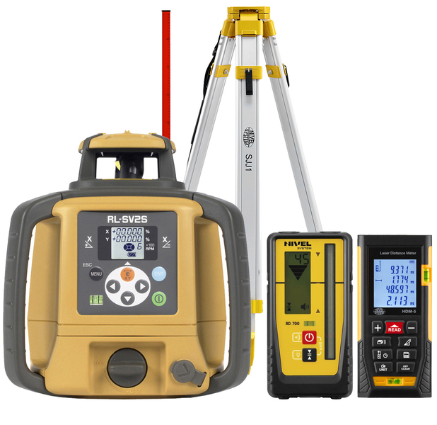 Niwelator laserowy Topcon RL-SV2S DIGITAL (+ statyw + łata + dalmierz)