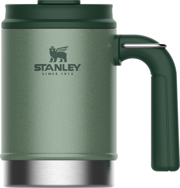 Thermal mug 470 ml with handle Stanley Classic green