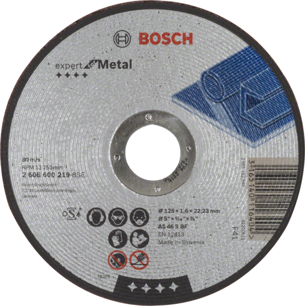 Grinding disc Bosch Expert for Metal AS 46 S BF 125 mm