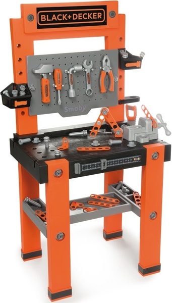 Large workshop Bricolo One Black & Decker Smoby (79 elements) for children